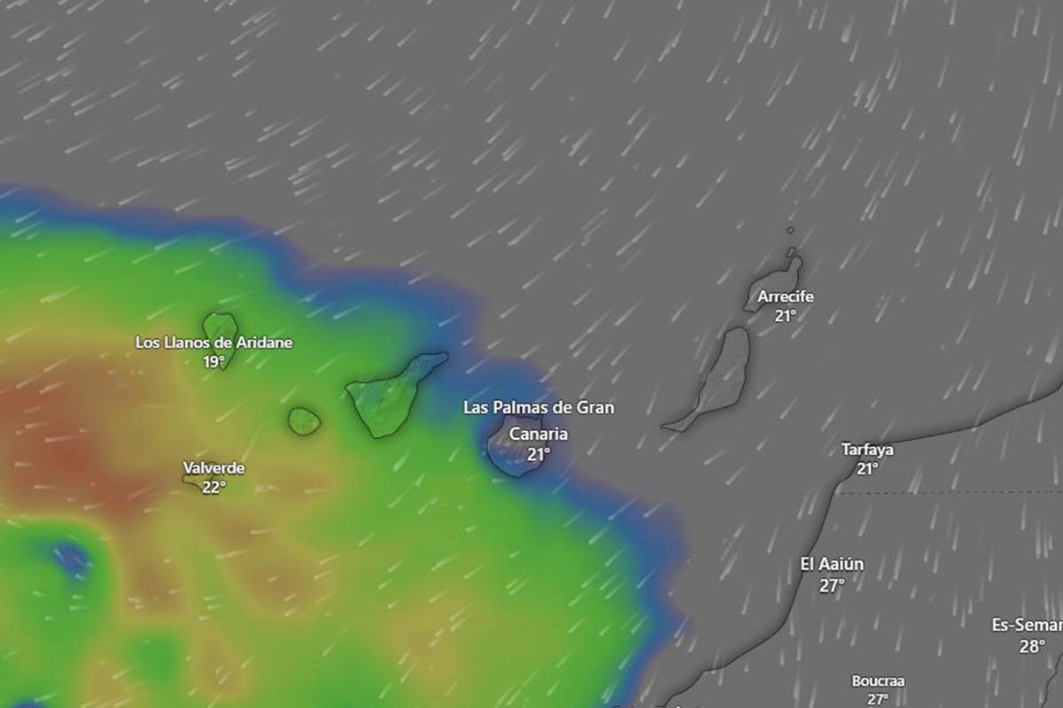 Mapa del tiempo en Canarias - Pronóstico AEMET