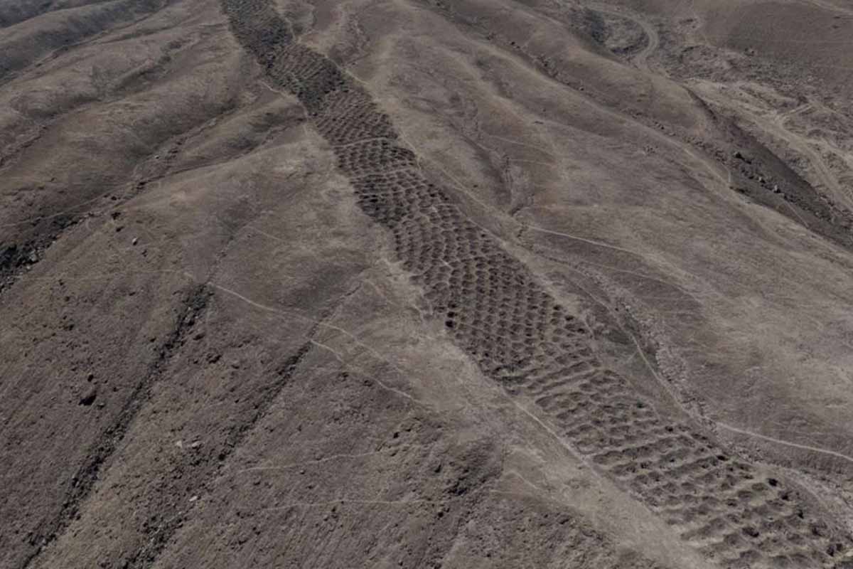 Lugar del descubrimiento de los arqueólogos - NG