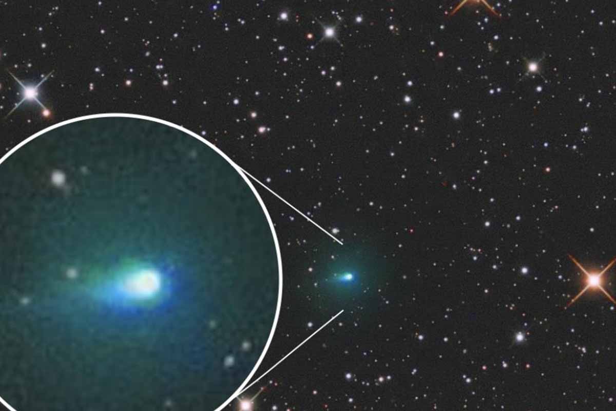 Imagen del cometa 3I/ATLAS -NASA