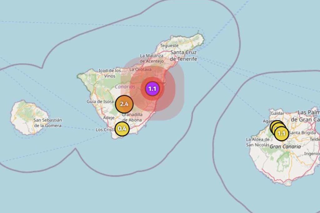 Terremotos en Canarias sísmicos - IGN
