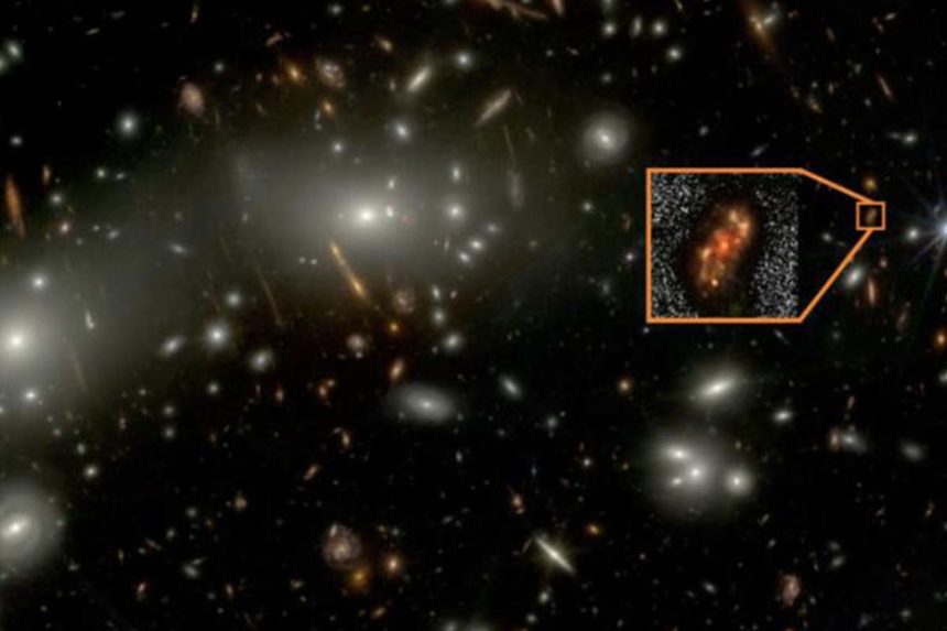 La galaxia distante está a 12 mil millones de años luz de distancia descubierta por los científicos - NASA