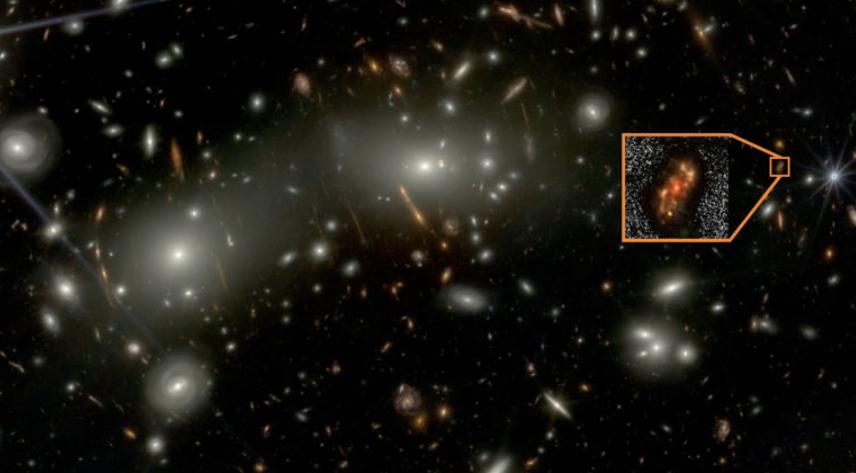 La galaxia distante está a 12 mil millones de años luz de distancia descubierto por los científicos - NASA