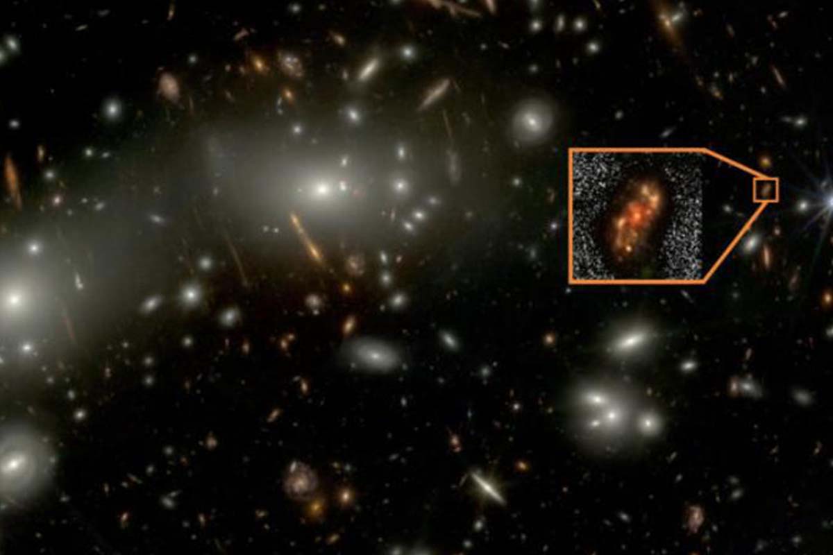 La galaxia distante está a 12 mil millones de años luz de distancia descubierta por los científicos - NASA