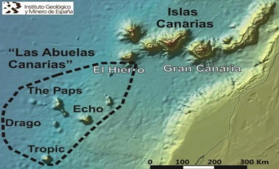 Zona de los yacimientos de telurio en Canarias - CER