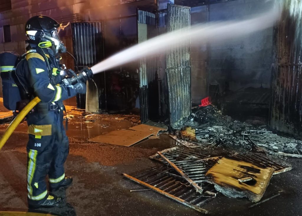 Una de las últimas intervenciones de Bomberos de Tenerife