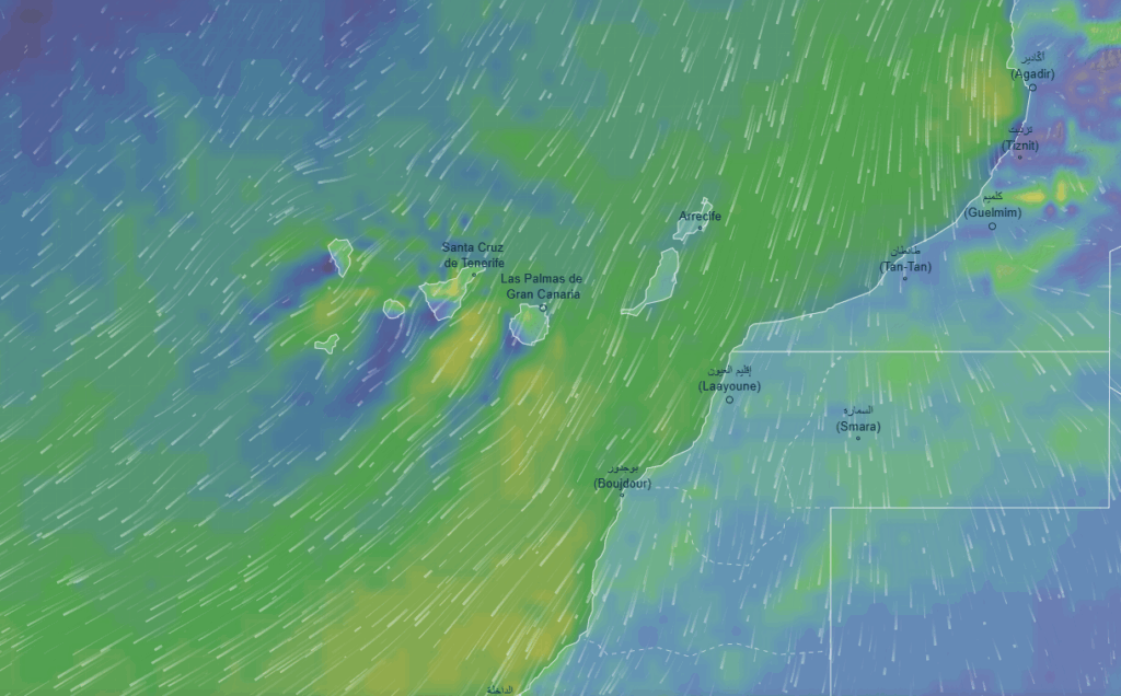 Borrasca Goretti y tiempo invernal en Canarias con viento y heladas - AEMET