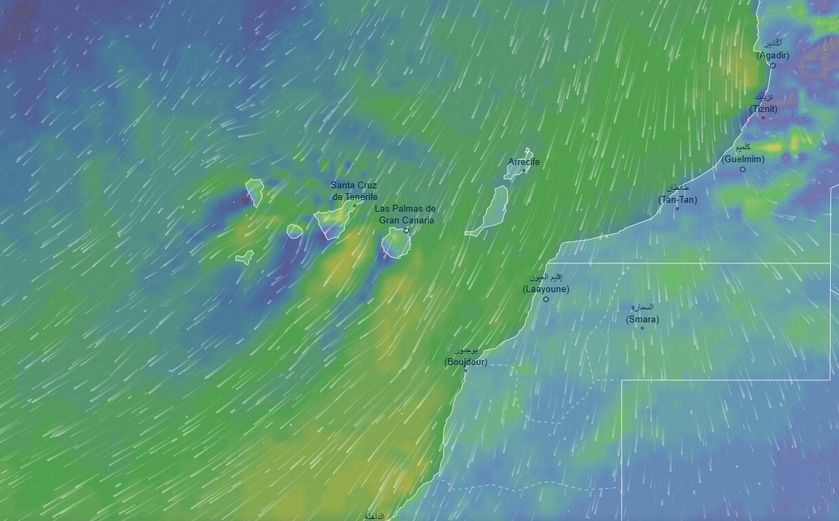 Borrasca Goretti y tiempo invernal en Canarias con viento y heladas - AEMET