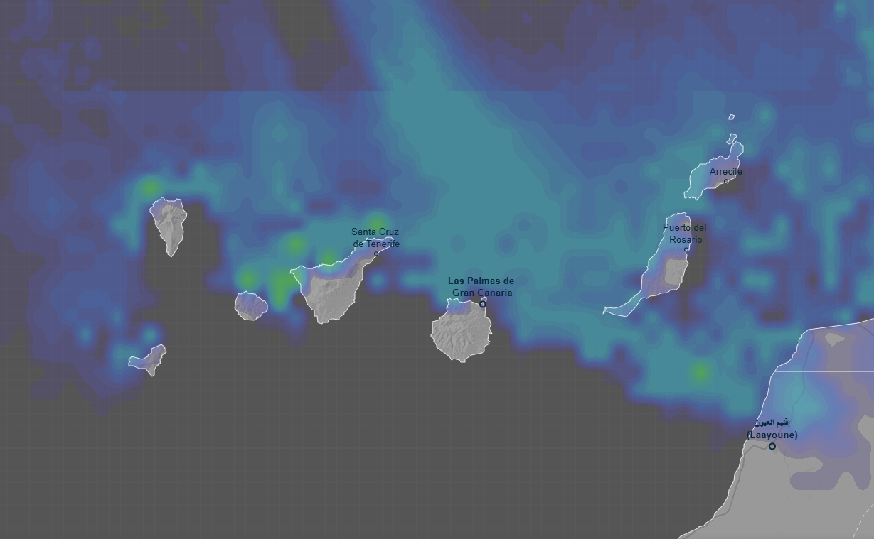 Temporal en Canarias con fuertes rachas de viento en el Teide, lluvias intensas y efectos visibles en infraestructuras y suministro eléctrico en La Gomera