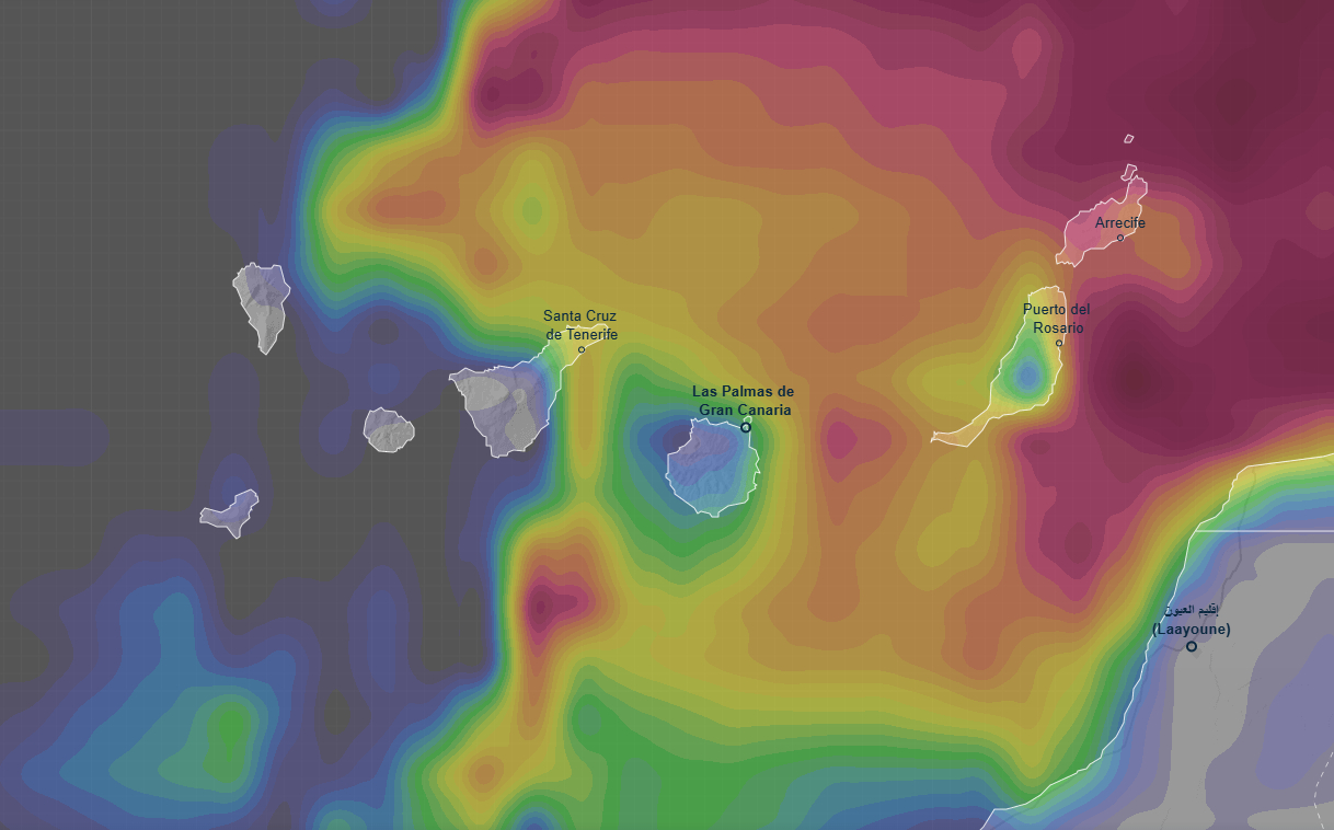 Mapa del tiempo en Canariass - AEMET