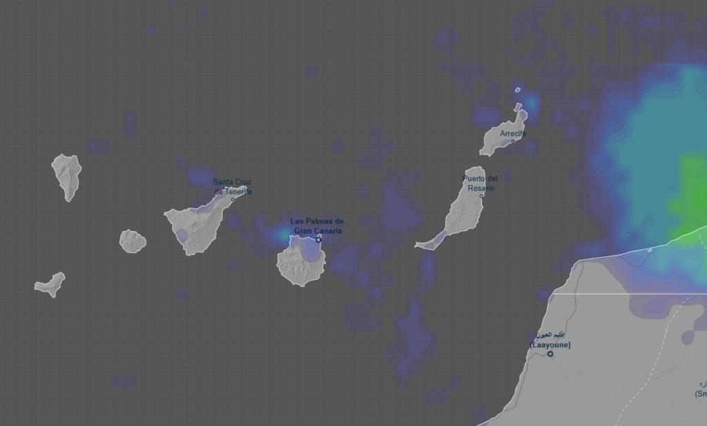 Mapa del tiempo en Canarias - AEMET