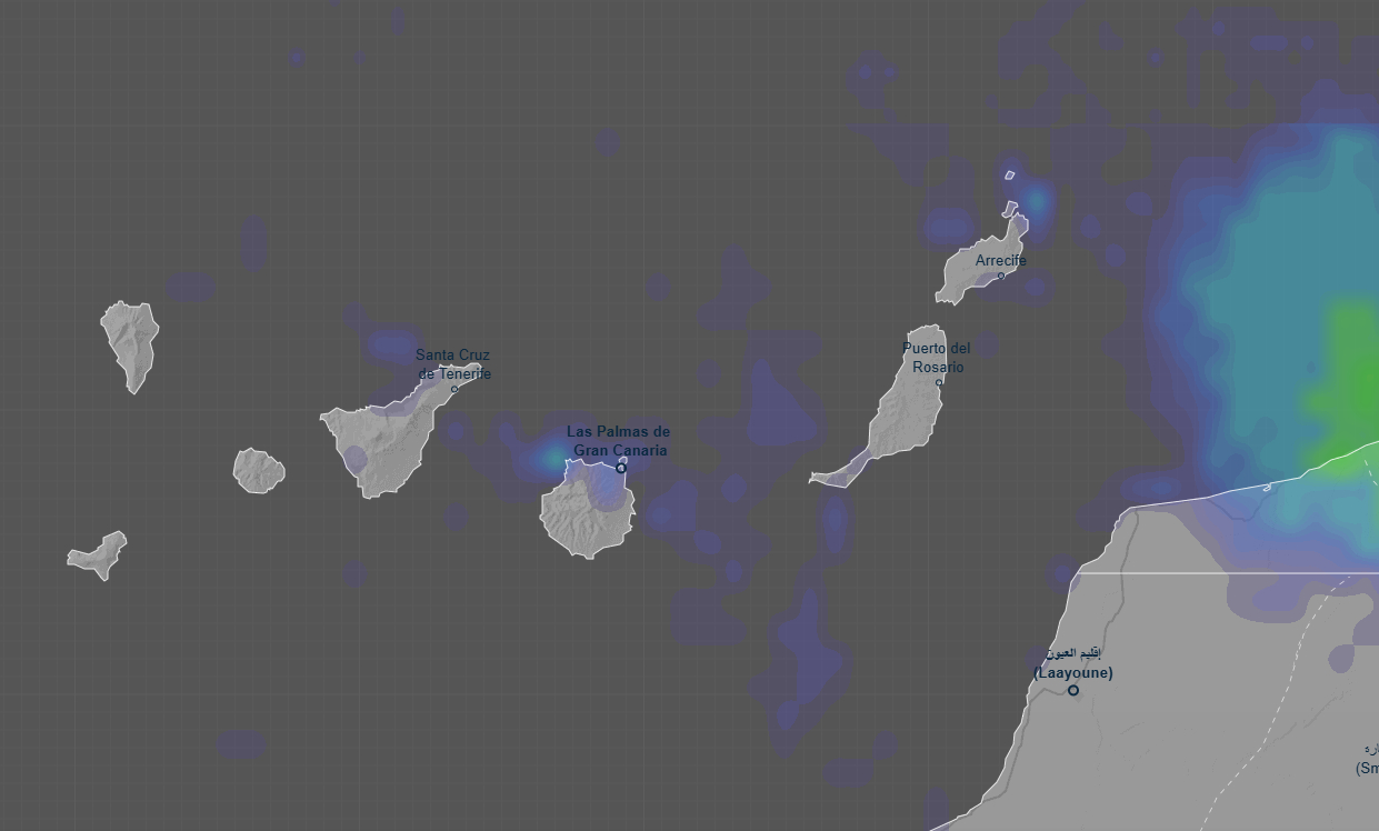 Mapa del tiempo en Canarias - AEMET