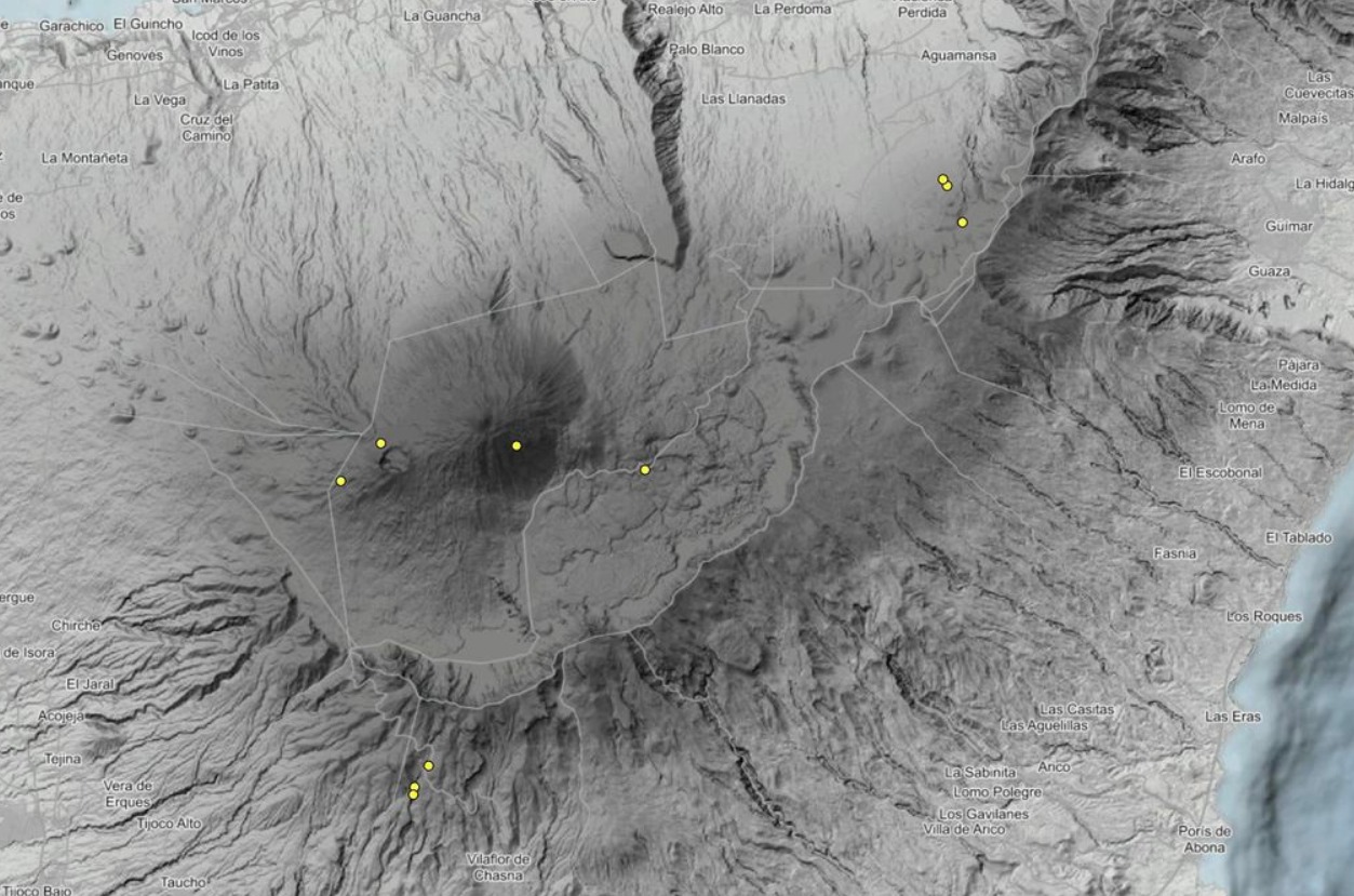 Sismos registrados en El Teide, Tenerife - IGN