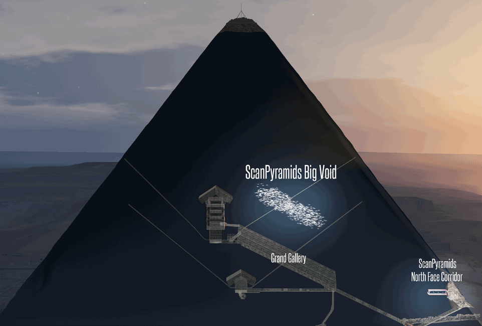 ScanPyramids confirma una cavidad en la Gran Pirámide que intriga a los arqueólogos