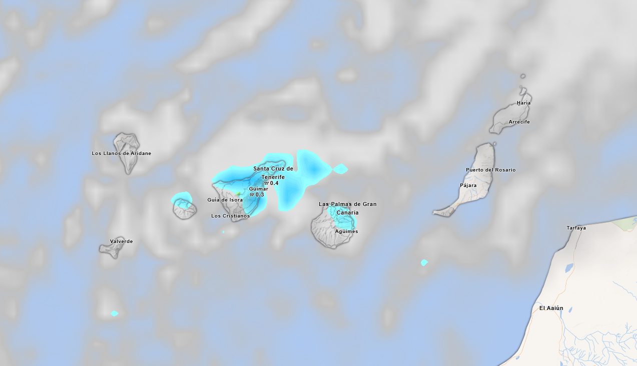 Cielos nubosos sobre Canarias tras el fin del episodio de calima con la previsión de la AEMET que anuncia lluvias y descenso de temperaturas para los próximos días en el archipiélago de Canarias