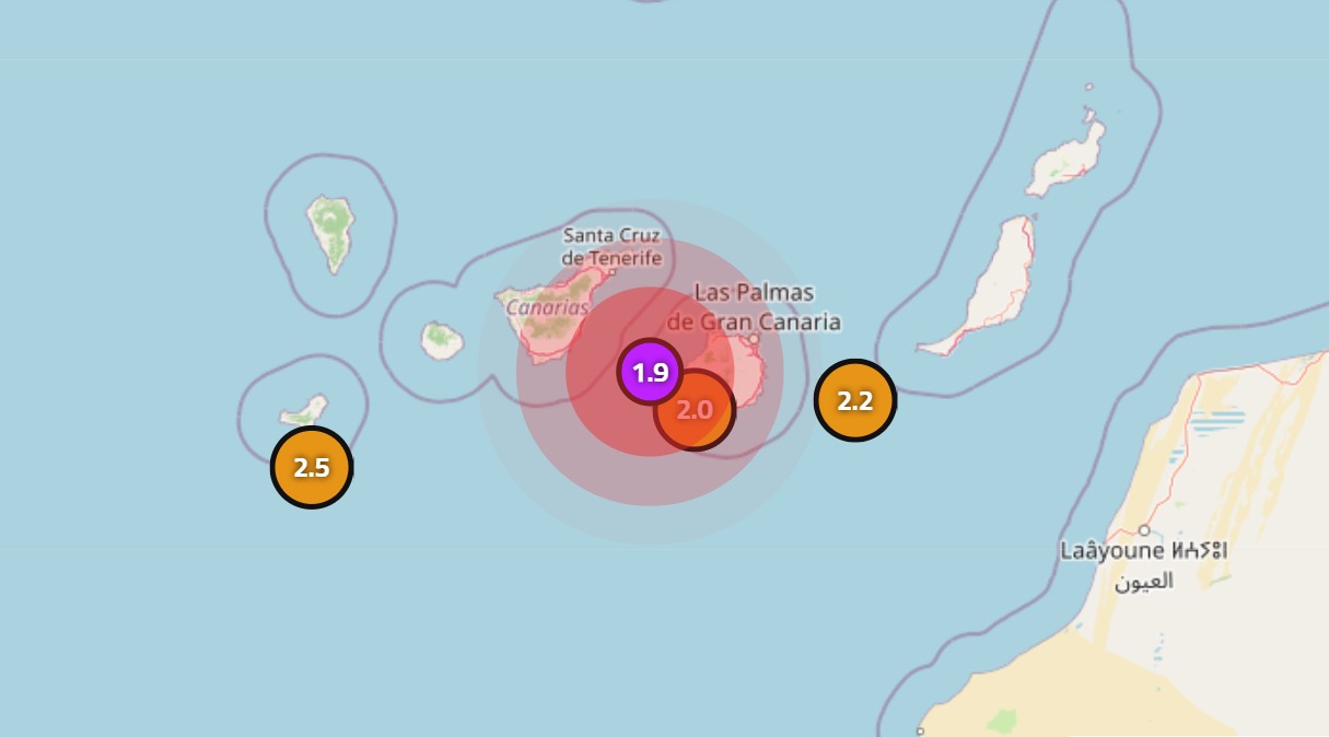 Microsismos, sin sobresaltos: así ha sido la actividad sísmica en Canarias durante la última semana y media según el IGN