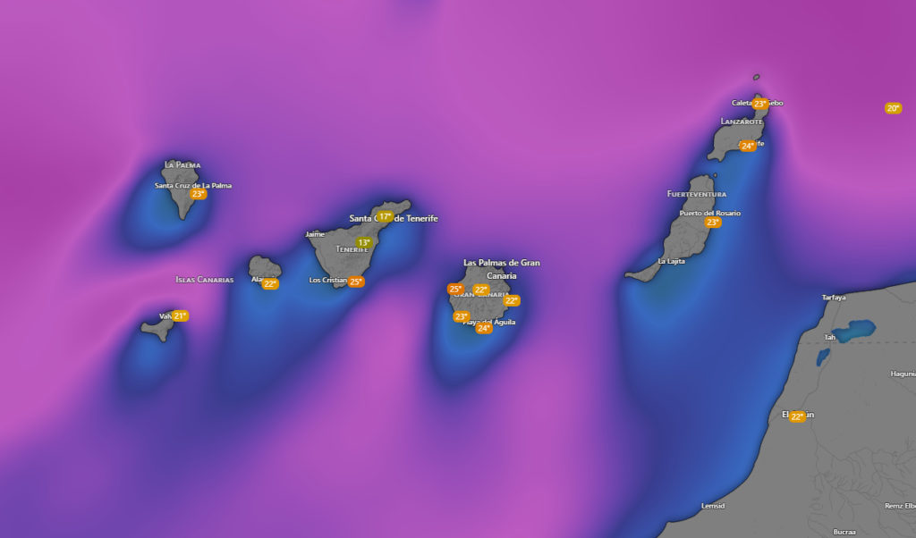Cinco islas en aviso amarillo: la AEMET pone fecha al pico de viento y oleaje del fin de semana en Canarias