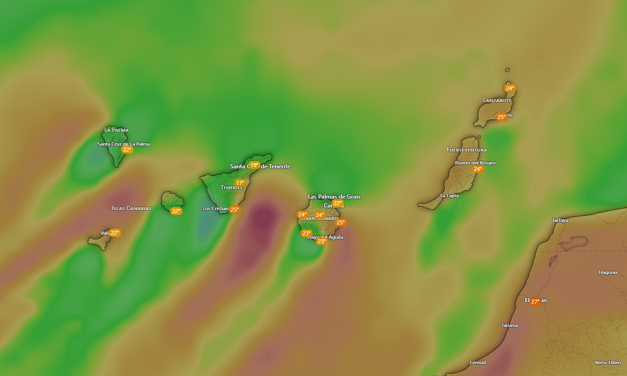 Sin avisos en Canarias este martes: la AEMET prevé cielos despejados y contraste entre Santa Cruz y Las Palmas