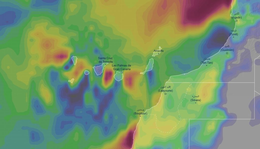 Rachas de 80 km/h en La Aldea y niebla en Los Rodeos: así sigue afectando el frente a Canarias según la AEMET