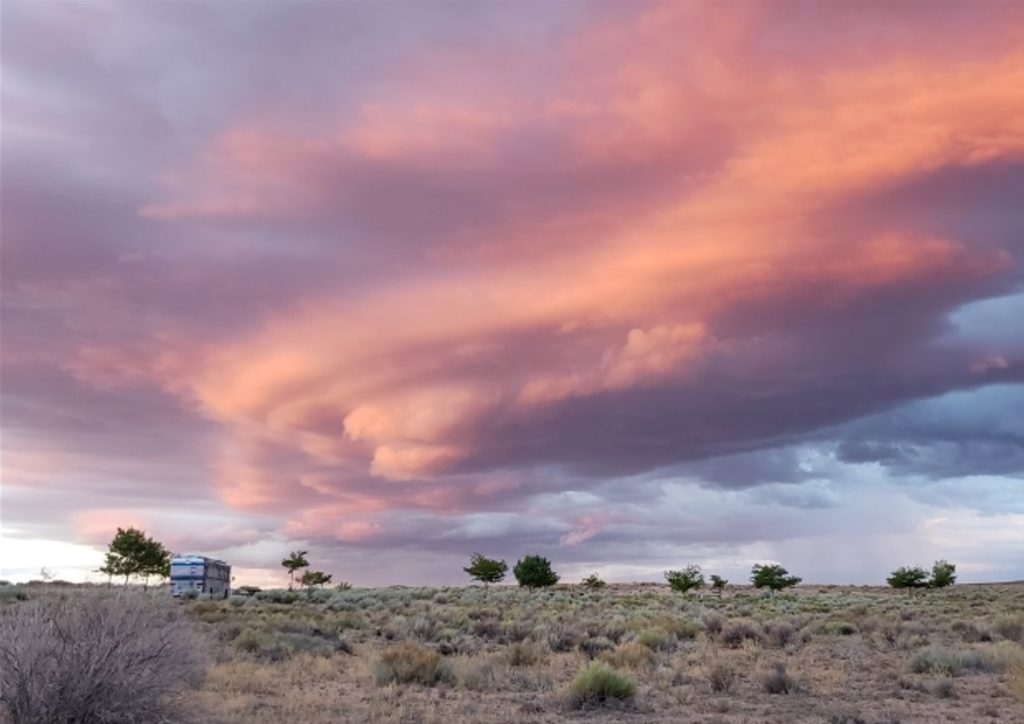 Autocaravanas, campers y caravanas estacionadas en un camping con tiendas de campaña y naturaleza de fondo