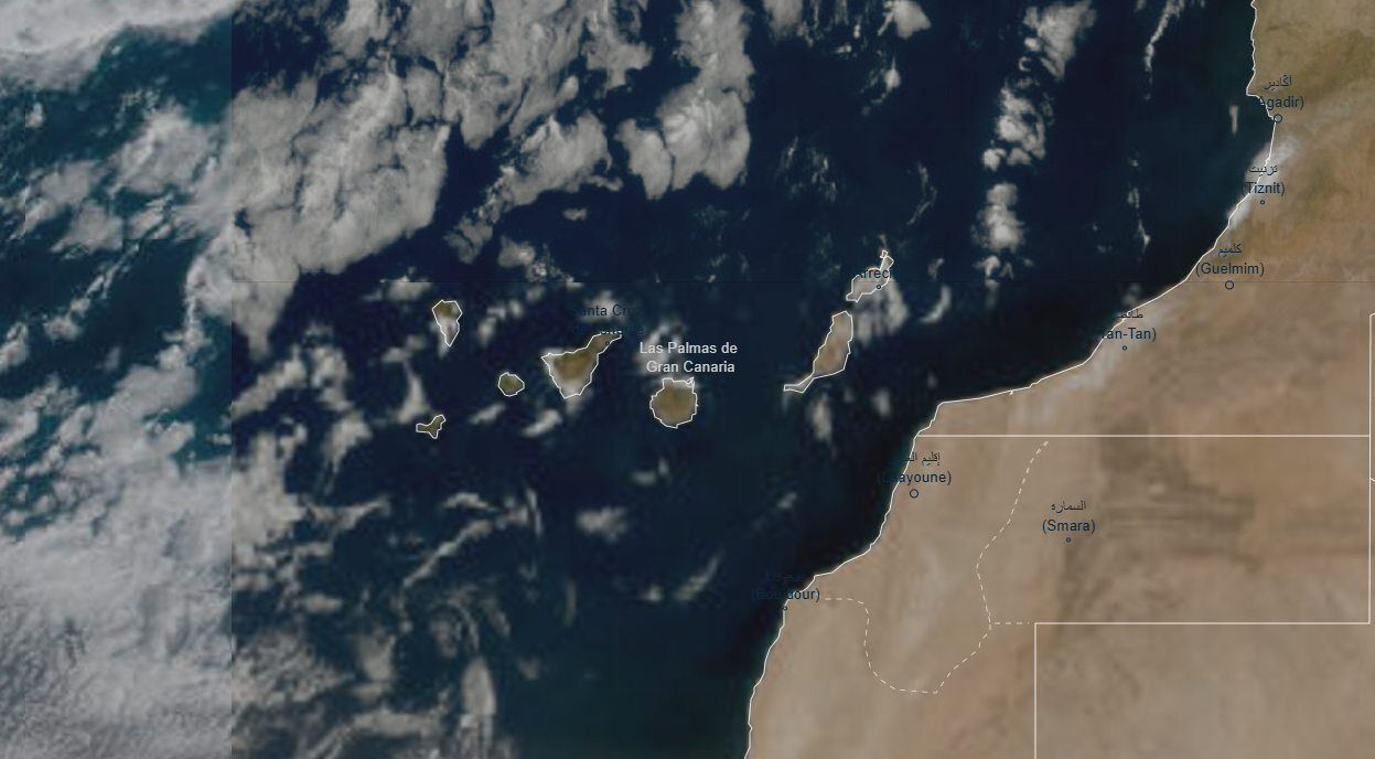 Mapa del tiempo en Canarias - AEMET