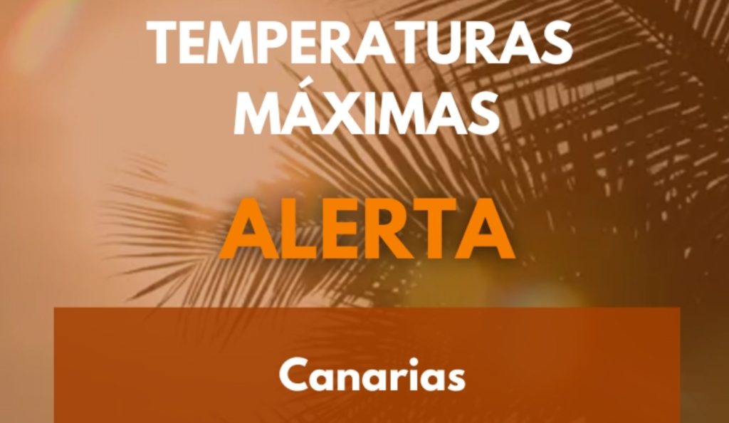 Alerta por temperaturas de calor en Canarias