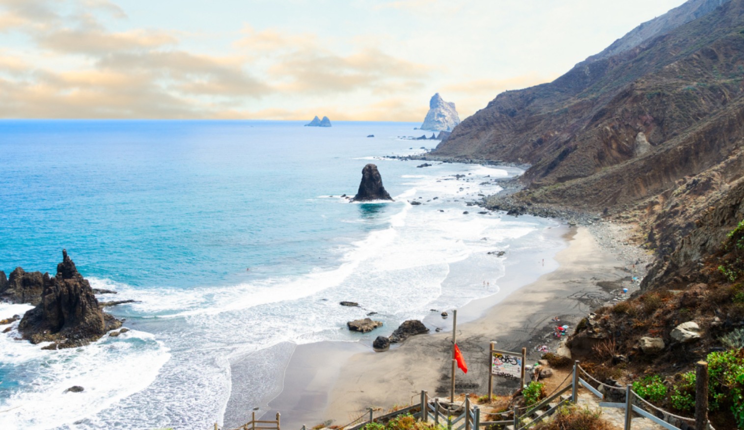 Playa de Benijo en Canarias